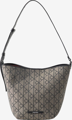 Calvin Klein - Mala de ombro em preto: frente
