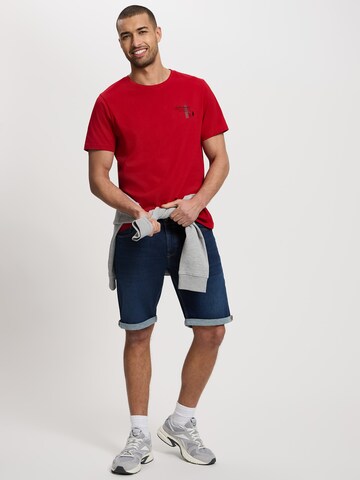 CROSS JEANS T-Shirt in Rot