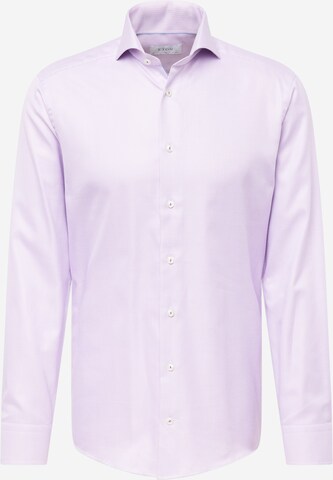 ETON Slim fit Button Up Shirt in Pink: front