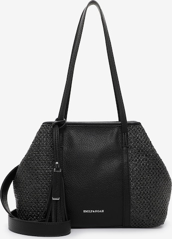 Emily & Noah Shopper 'Babette' in Black: front