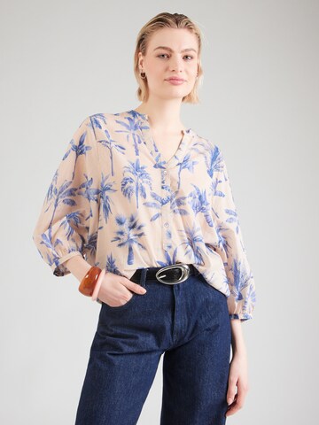 Emily Van Den Bergh - Blusa en beige: frente