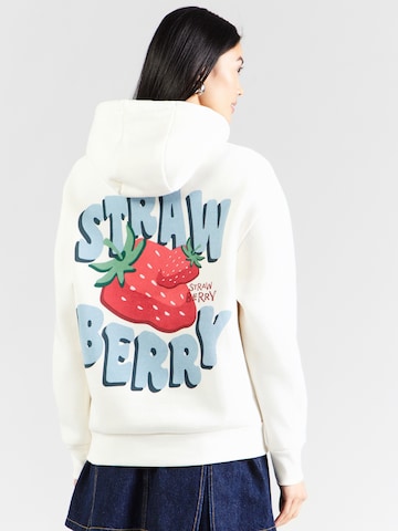 Sublevel Sweatshirt i vit: framsida