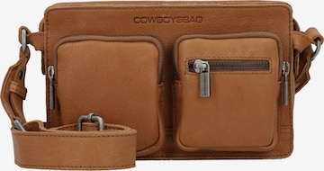 Sac à bandoulière Cowboysbag en marron : devant