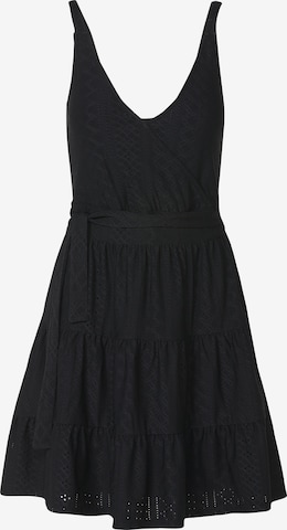 juoda KOROSHI Vasarinė suknelė: priekis