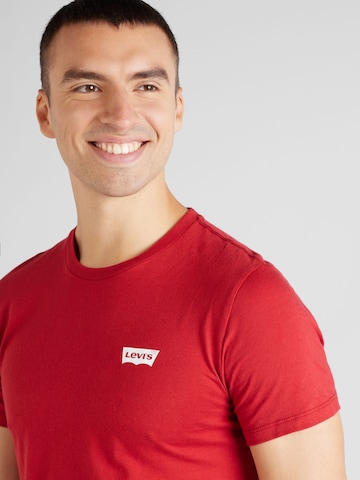 LEVI'S ® Shirt '2Pk Crewneck Graphic' in Rood