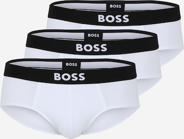 Slip BOSS en blanc : devant