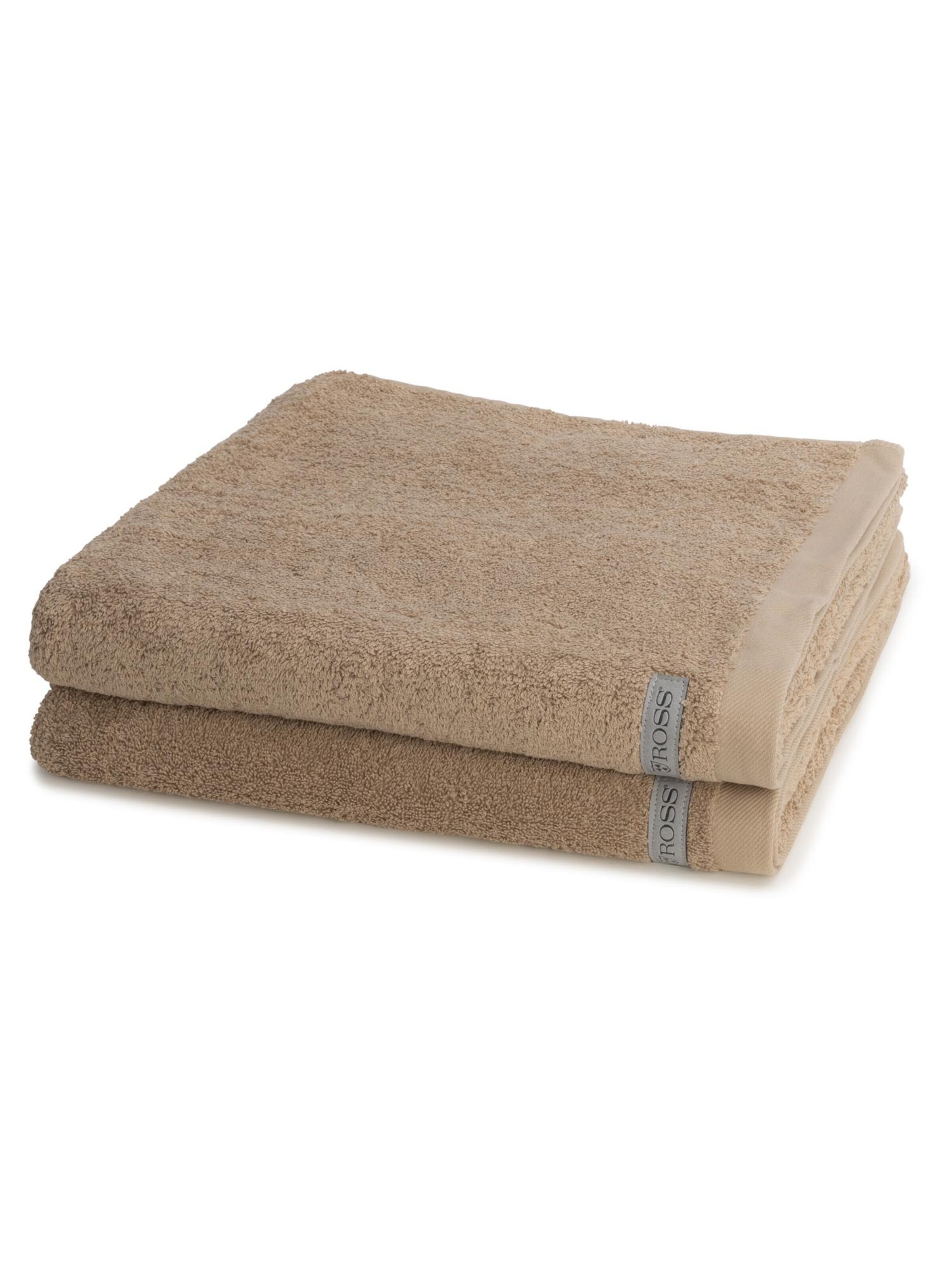 ROSS Towel 'Sinfonie' in Brown: front