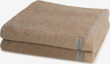 ROSS Towel 'Sinfonie' in Brown: front