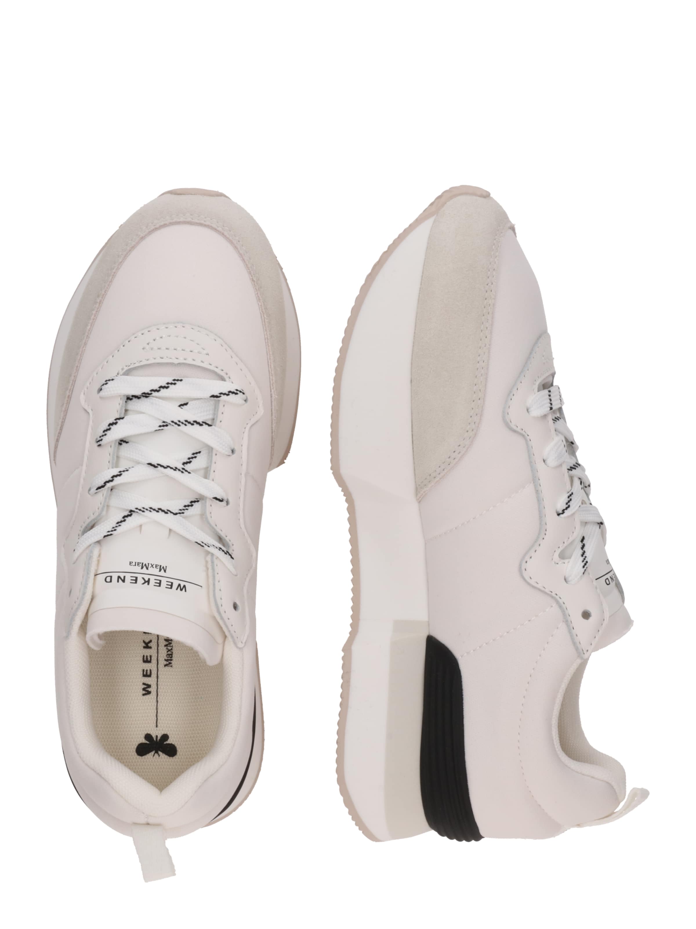 Weekend Max Mara Низкие кроссовки 'ZAMBRA' в Белый