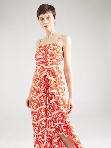 Derhy Καλοκαιρινό φόρεμα σε πορτοκαλί