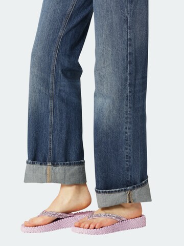 ILSE JACOBSEN Teenslipper 'CHEERFUL08M' in Lila: voorkant