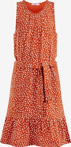 Robe WE Fashion en orange : devant