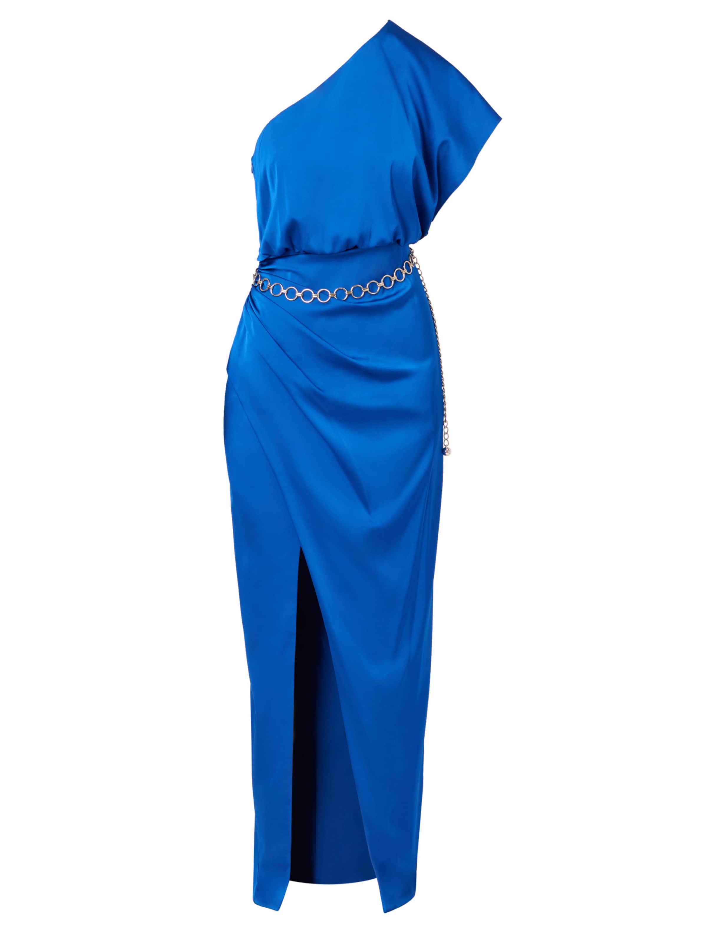 Adrianna Papell Avondjurk in Blauw: voorkant