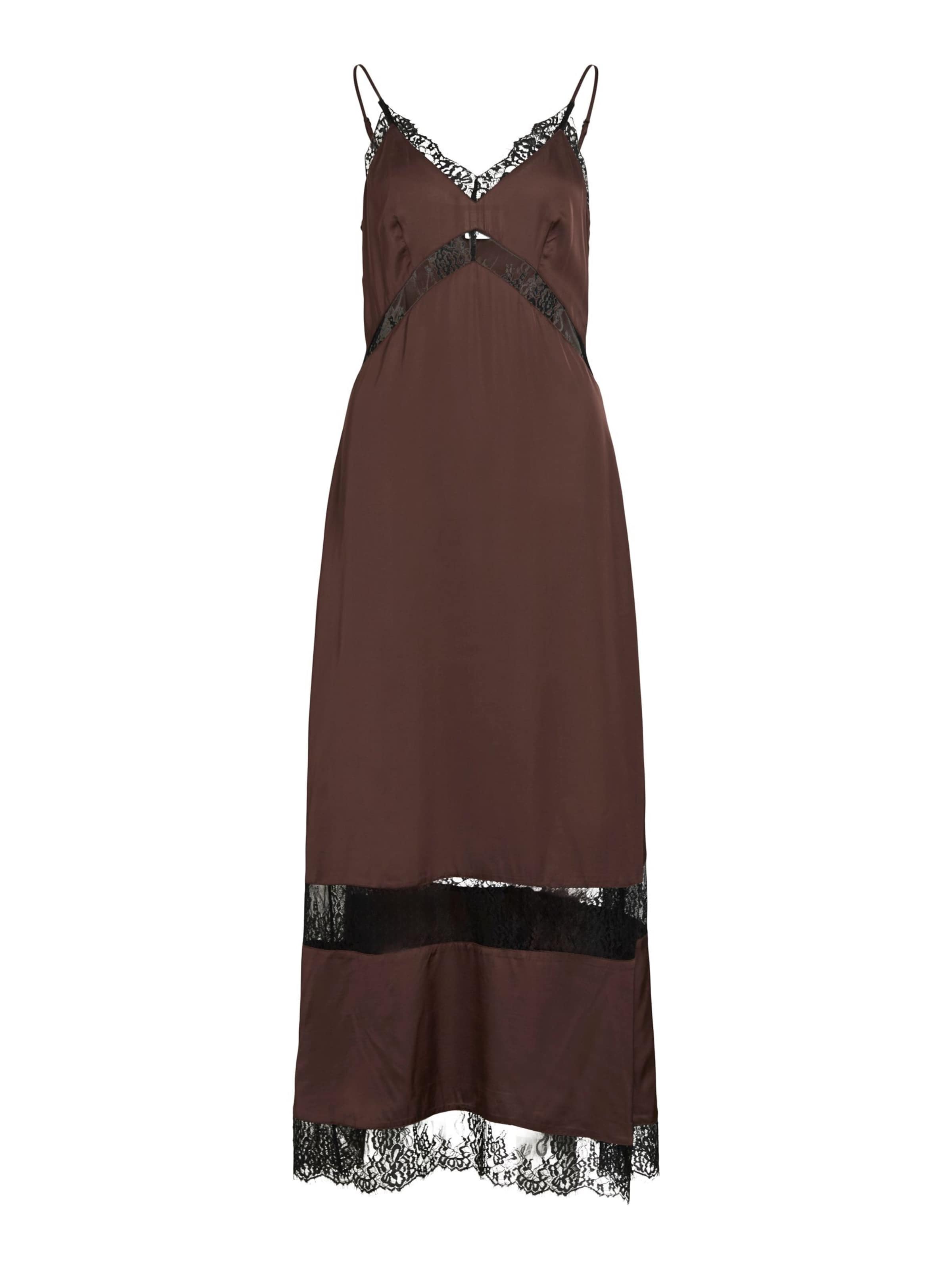 ROUGE EDIT Festkjole i brun: forside