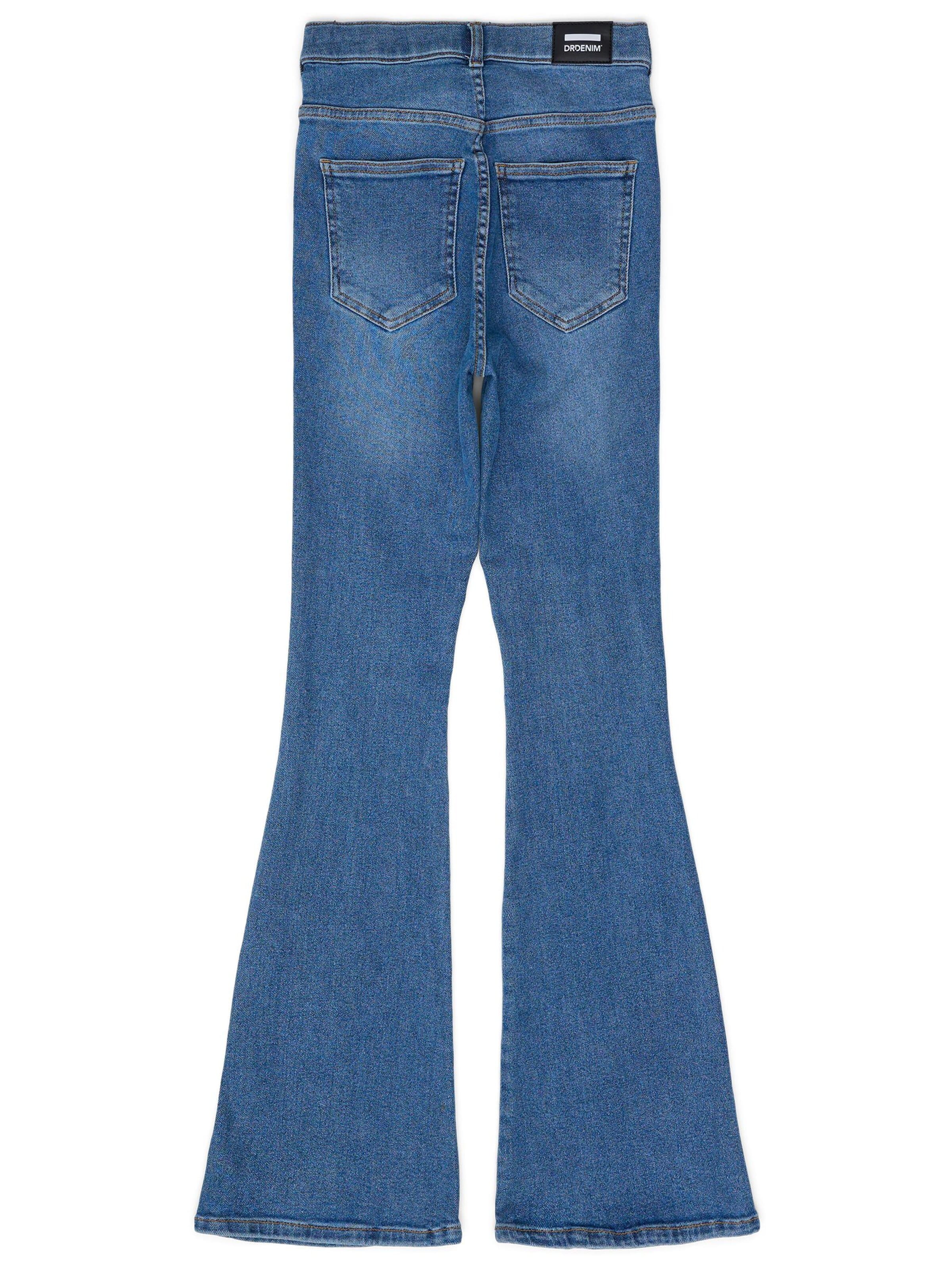 Dr. Denim Skinny Jeans 'Moxy High Flare' in Blauw