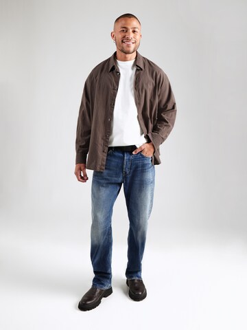 T-Shirt 'ONSCATISFACTION' Only & Sons en blanc