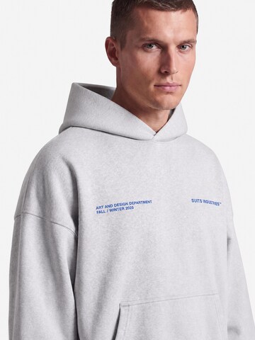 pilka SUITS INDUSTRIES™ Megztinis be užsegimo '030 Hoodie Hellgrau'
