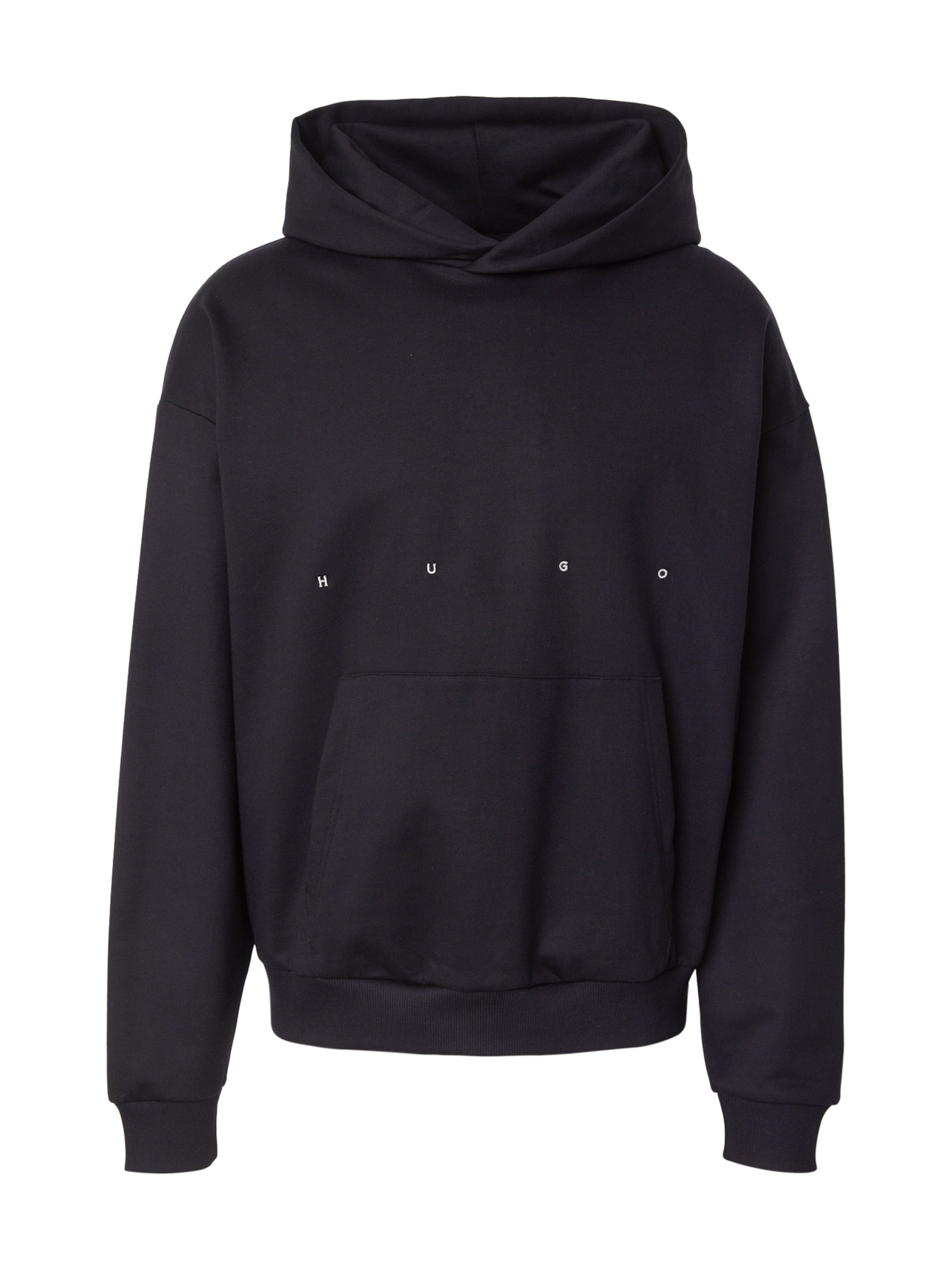 melns HUGO Sportisks džemperis 'Dabilano': no priekšpuses