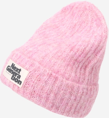 Bonnet 'KOGSIMARA' ONLY GIRLS en rose : devant