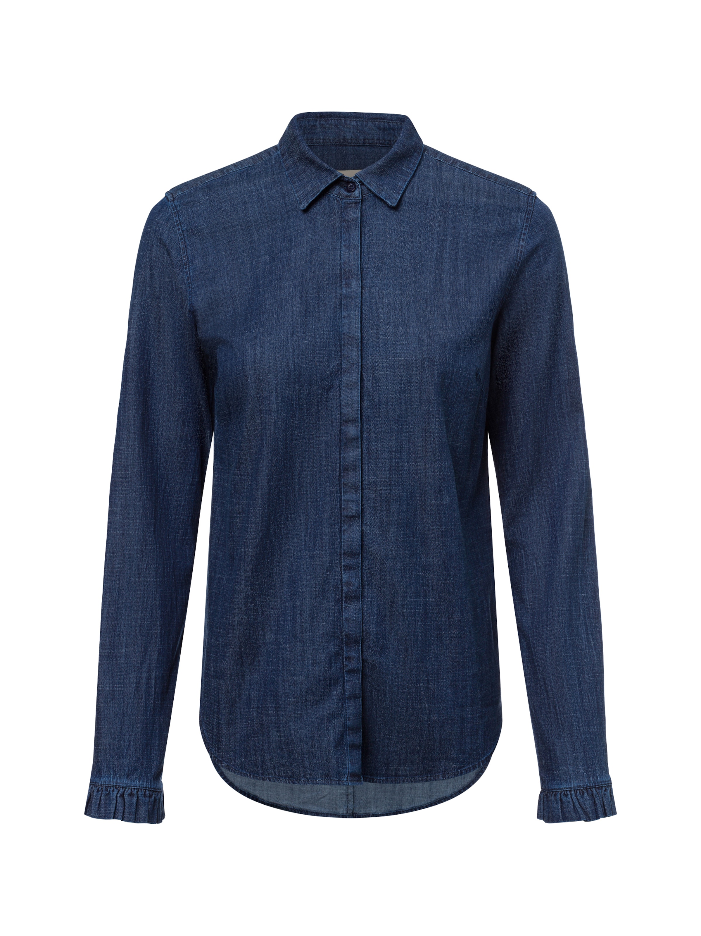 MOS MOSH Bluse 'MMMattie Flip' in Blau: Vorderseite