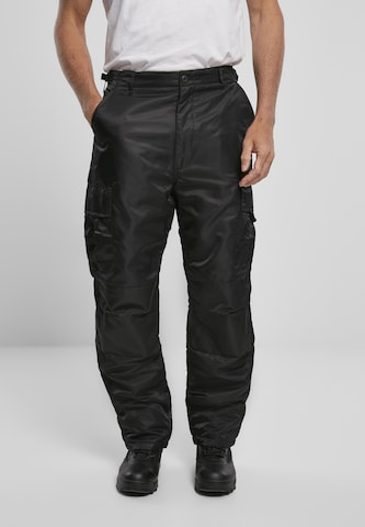 Regular Pantalon cargo Brandit en noir : devant