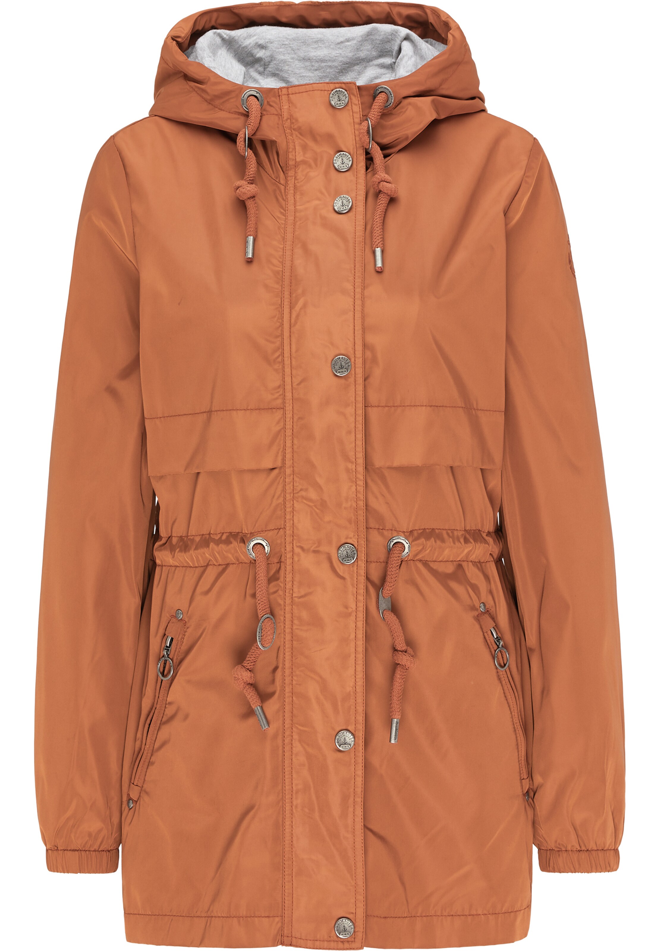 DreiMaster Maritim Between-season jacket in Brown: front
