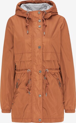 Veste mi-saison DreiMaster Maritim en marron : devant