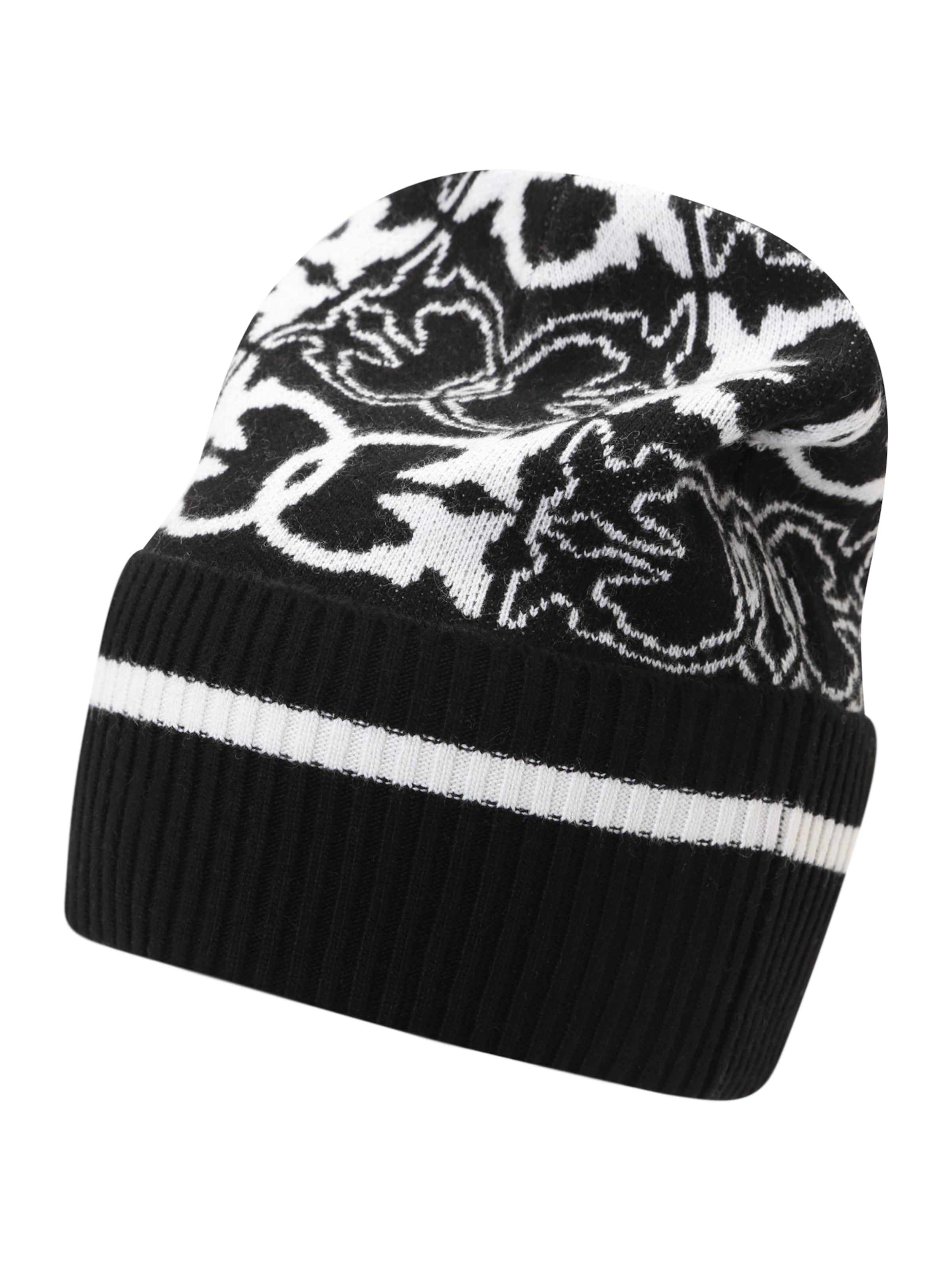 PINKO Müts 'BULGARIA', värv must: eest vaates