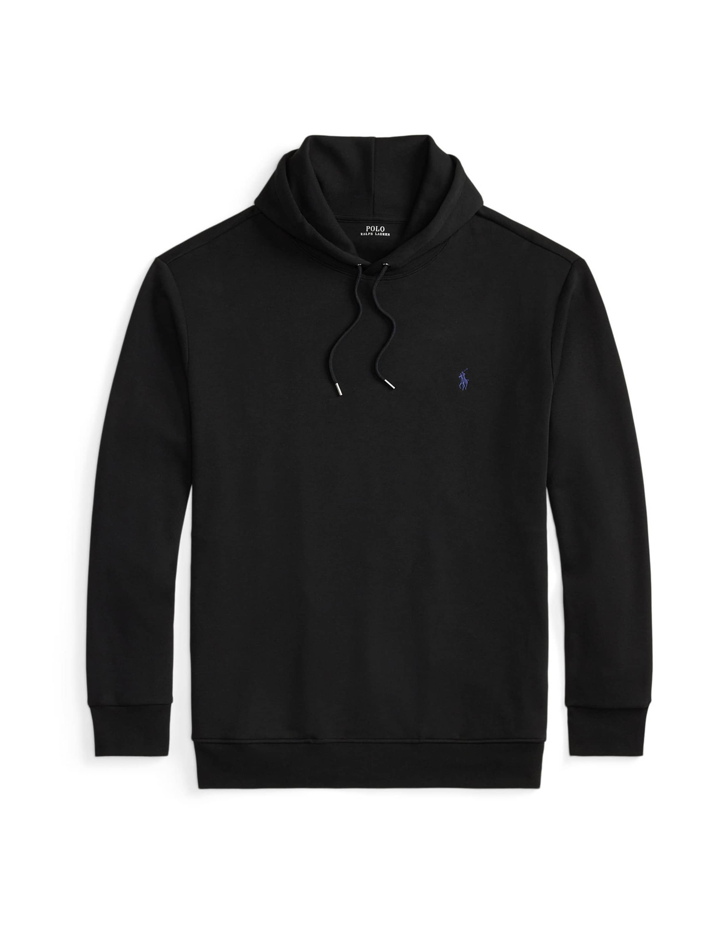 Bluză de molton de la Polo Ralph Lauren Big & Tall pe negru: față