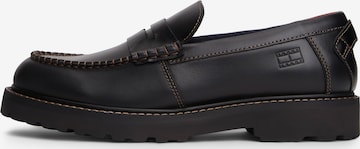 Tommy JeansSlip On cipele 'ARCHIVE '01' - crna boja: prednji dio