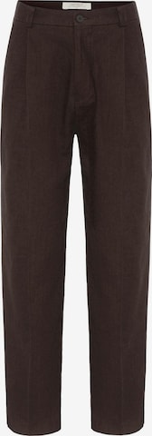 Antiochregular Hlače s naborima - smeđa boja: prednji dio