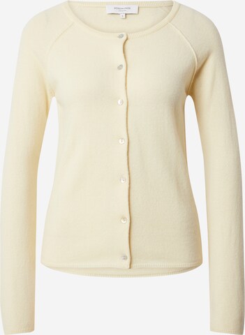 rosemunde Knit Cardigan in Yellow: front