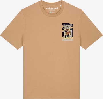 Watapparel Shirt 'Tarot The Emperor' in Beige: Vorderseite