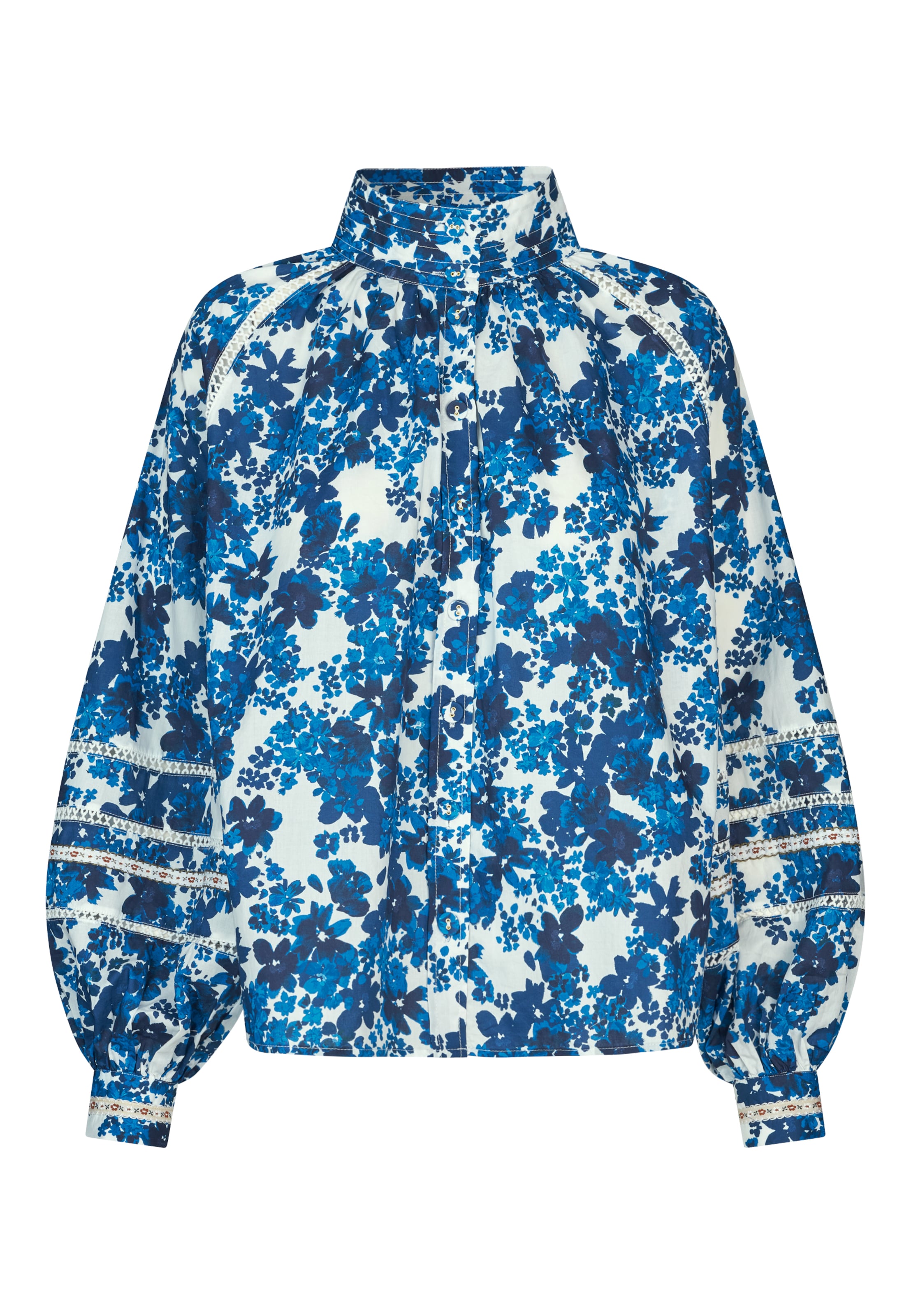 Dea Kudibal Pluus 'Nitadea', värv sinine: eest vaates