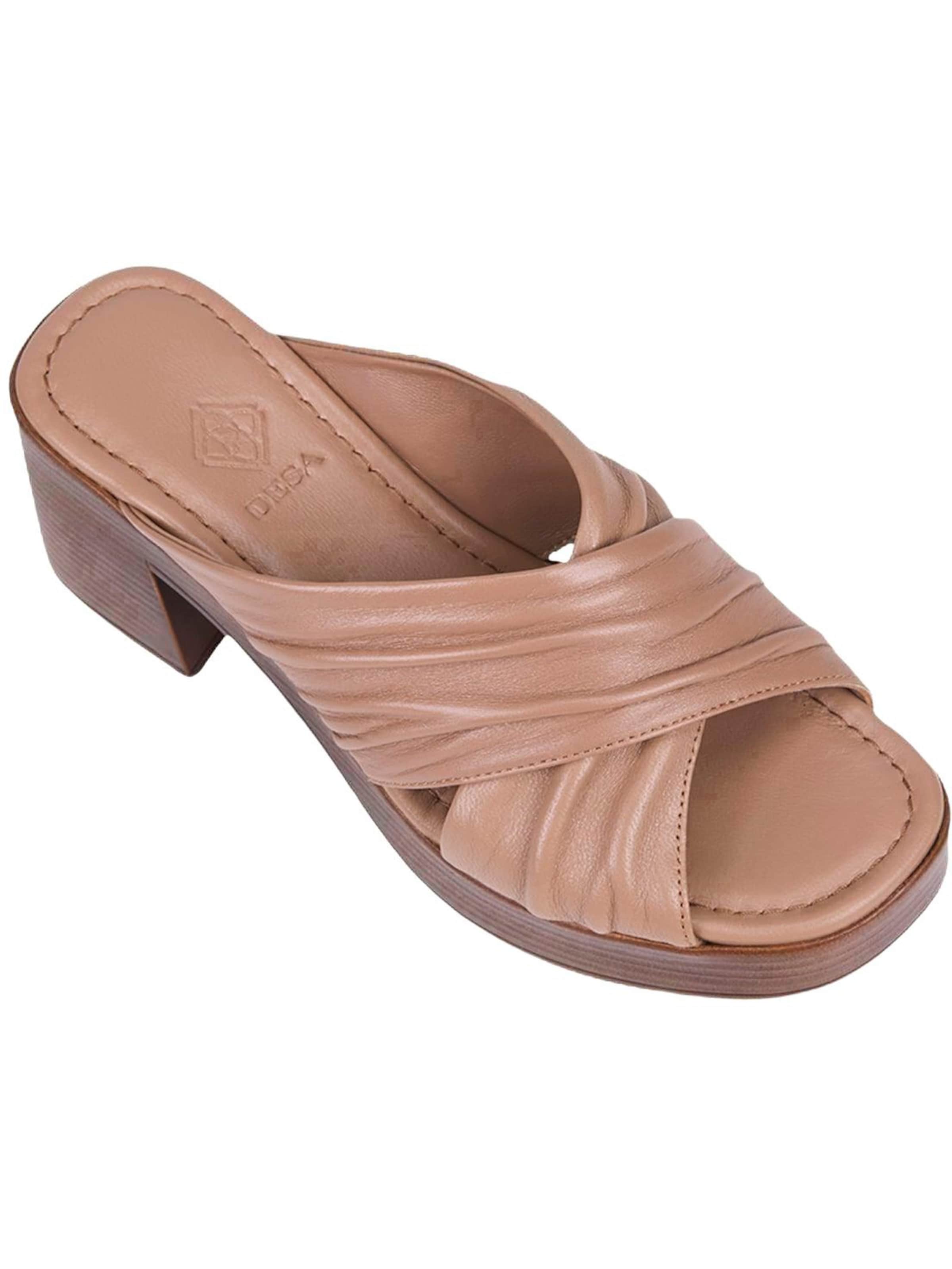 Desa Hausschuh‌‌‌‌‌‌‌‌‌ in Beige: Vorderseite