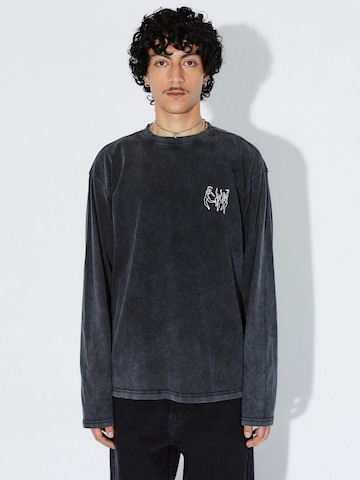 Dr. Denim Shirt 'Caiden' in Schwarz: Vorderseite
