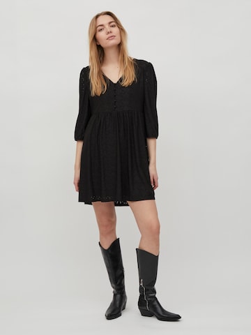 VILA Shirt Dress 'Kawa' in Black