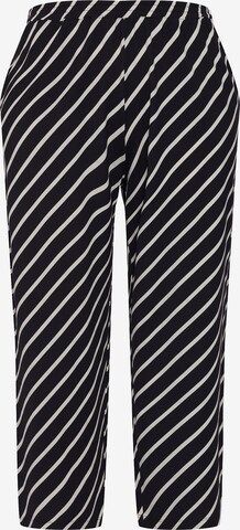 Ulla Popken Regular Pants in Black: front