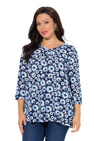 Ulla Popken Shirt in Blauw: voorkant