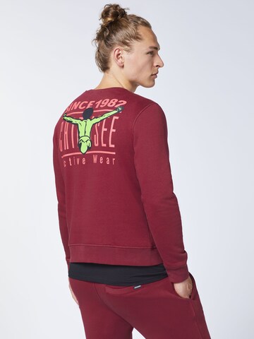 CHIEMSEE Sweatshirt in Red