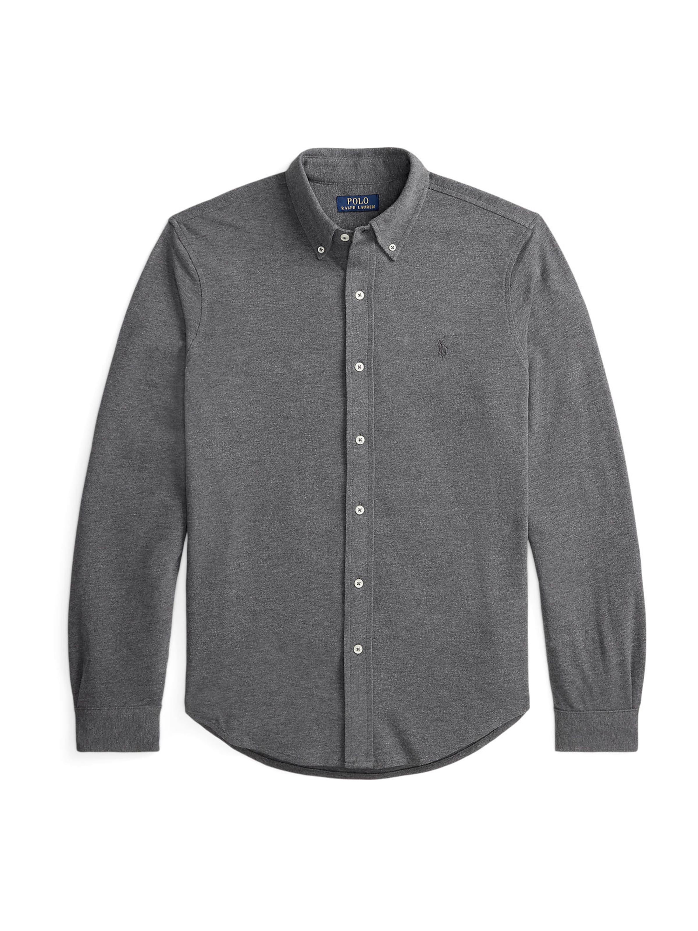 Polo Ralph LaurenRegular Fit Košulja - siva boja: prednji dio