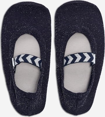 Hummel Gymnastikschuh in Blau: Vorderseite