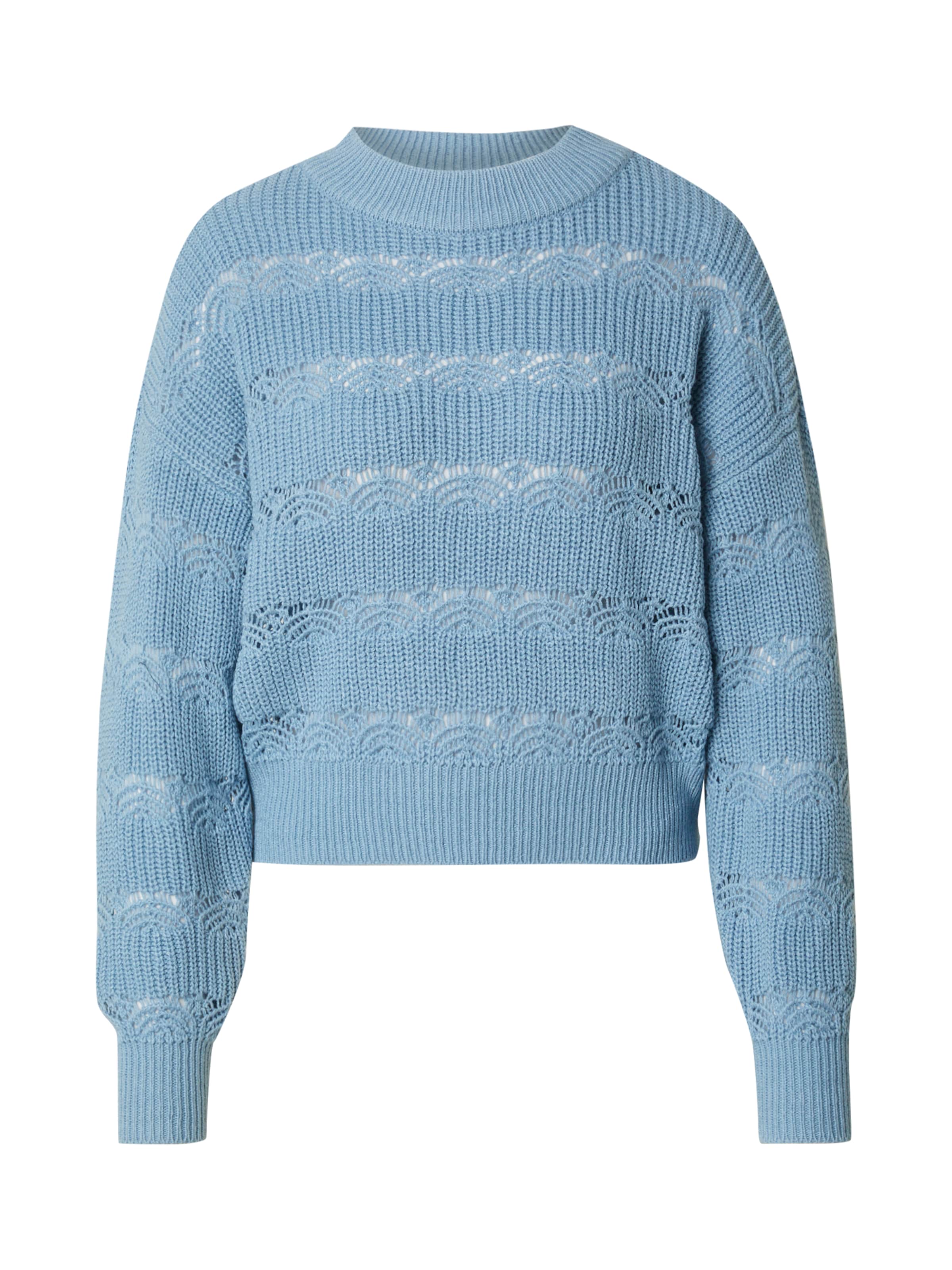 VERO MODA Pulover 'VMLONA' | modra barva: sprednja stran