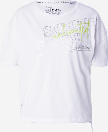 Soccx Koszulka w kolorze biały: przód