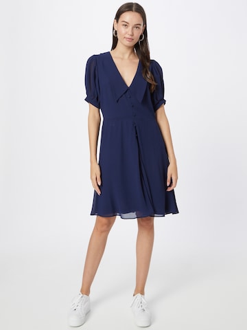 TFNC Košilové šaty 'HARLEY' – modrá: přední strana