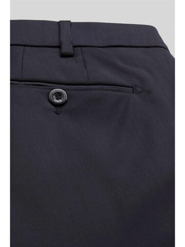 MEYER Slim fit Pleated Pants 'Bonn' in Blue