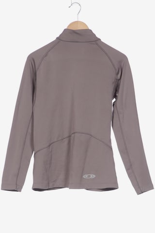 SALOMON Sweatshirt & Zip-Up Hoodie in L in Grey