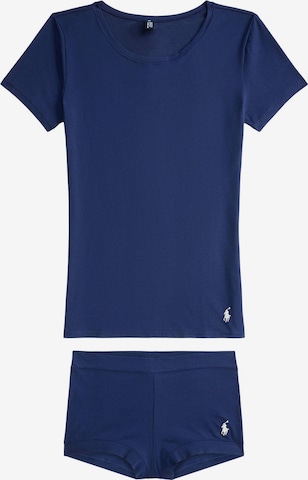Polo Ralph Lauren Shorty ' Club Cotton ' in Blau: Vorderseite