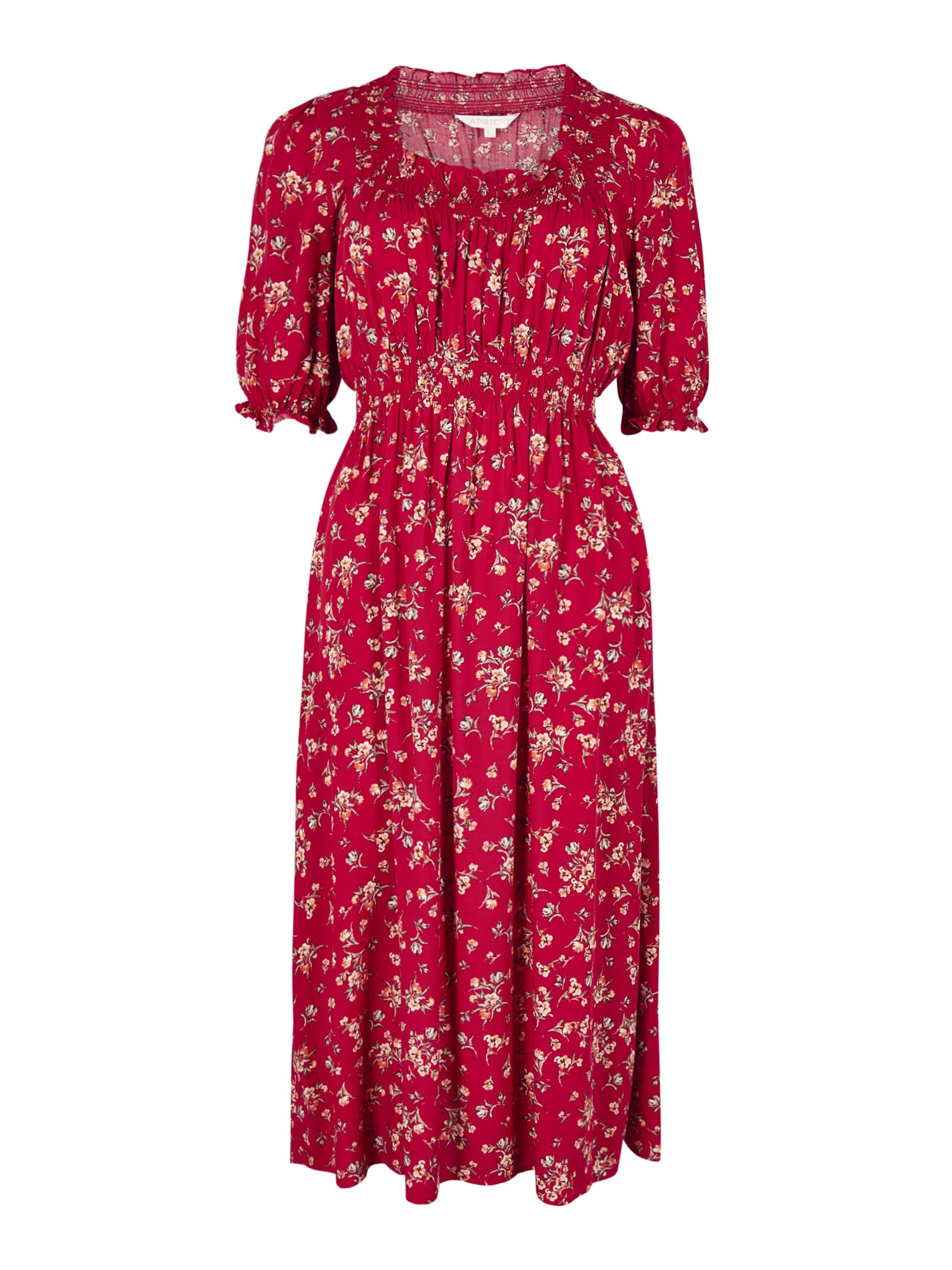 Apricot Kleid 'Ditsy' in Rot: Vorderseite