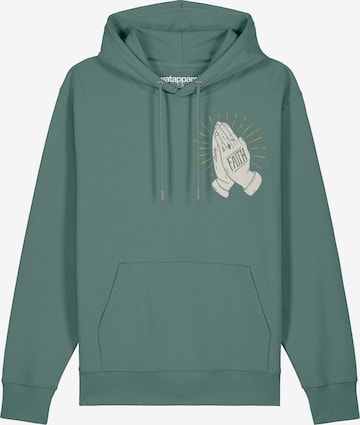 Felpa 'Faith' di Watapparel in verde: frontale